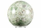 Polished Forest Green Lucin Variscite Sphere - Utah #371007-1